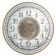 A & B Home Gold/White Wall Clock-0