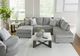 Signature Design by Ashley® Casselbury Cement Oversized Swivel Accent Chair-5