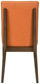 New Classic® Home Furnishings Maggie Terra Cotta/Walnut Dining Chair-4