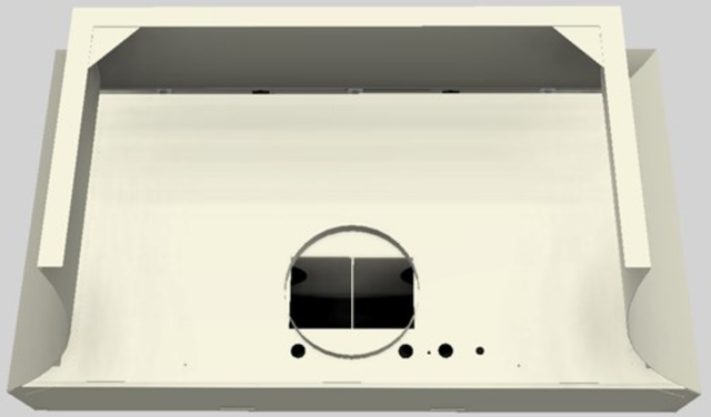 Vent-A-Hood® Designer Series 42" Biscuit Wall Mounted Range Hood-3