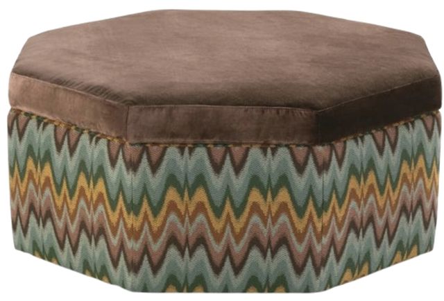 Rowe® Customizable Othello 40" Octagon Storage Ottoman-1