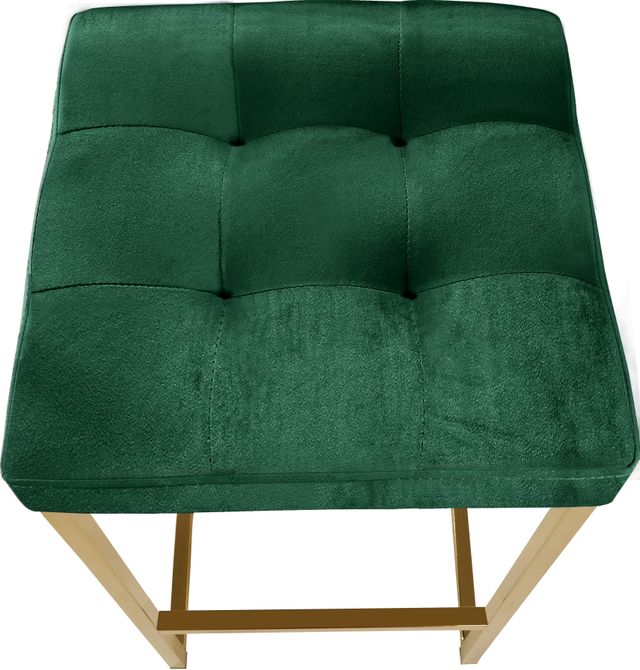 Meridian Furniture Nicola Green Velvet Counter Stool-2