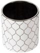 A & B Home White/Silver Ogee Planter-1