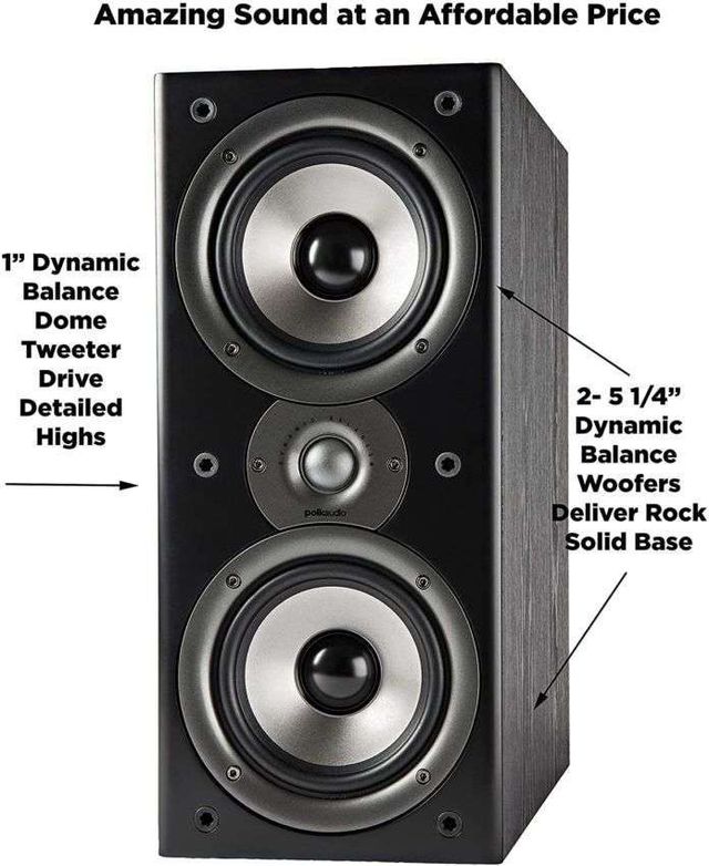 Polk Monitor Series Polk® Audio Monitor Series II Black Bookshelf