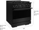ZLINE Marino 30" Black Stainless Steel Pro Style Dual Fuel Range with 4 Burner Gas Cooktop-2