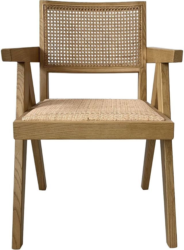 Moe's Home Collection Takashi 2-Piece Natural Arm Chair Set-1