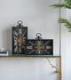 A & B Home Black/Gold Gear Table Clock-3