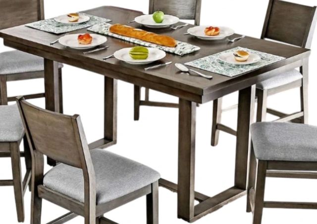 Furniture of America® Anton II Gray Counter Height Table-0