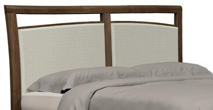 Country View Woodworking Westwood Bedroom Brown Maple Straight  Wood and Upholstered Queen Bed-1
