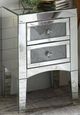 ACME Furniture Noralie Mirrored 2-Drawer Nightstand-0