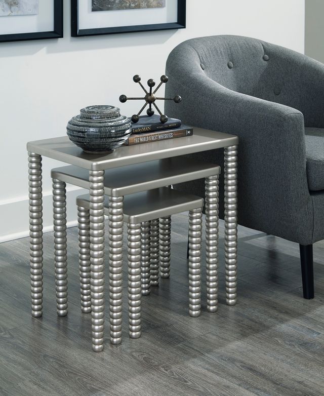 Signature Design by Ashley® Caitworth 3-Piece Champagne Accent Tables-3