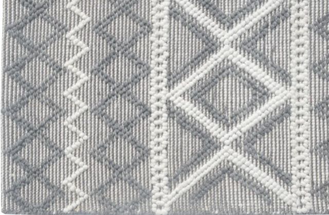 KAS Rugs Chloe Grey Ivory 5'x7' Area Rug-1