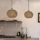 Cal® Lighting & Accessories Medan Burlap Pendant-4