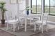 Crown Mark Henderson 5-Piece Dinette White Dining Room Set-1