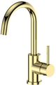 ZLINE Renoir Polished Gold Gooseneck Kitchen Faucet-0