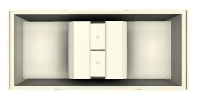 Vent-A-Hood® Designer Series 66" Biscuit Island Range Hood-2
