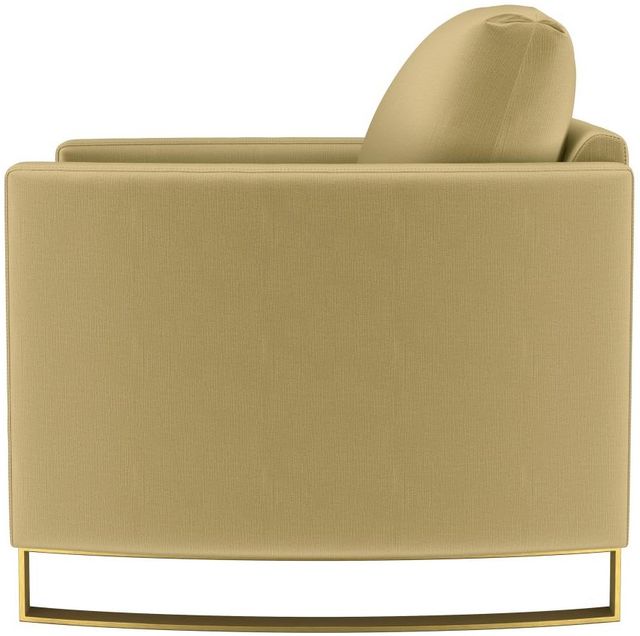 Coaster® Corliss Camel Upholstered Curved Track Arm Chair-3
