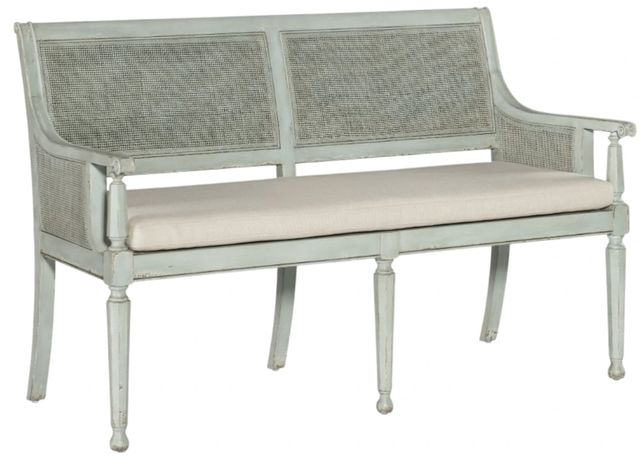 Hooker® Furniture Charleston Haint Blue/Oyster Bench-0