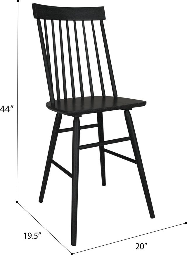 Emerald Home Midland 2-Piece Black Counter Chair Set-1