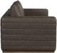 Bernards Linné Brown Loveseat-3