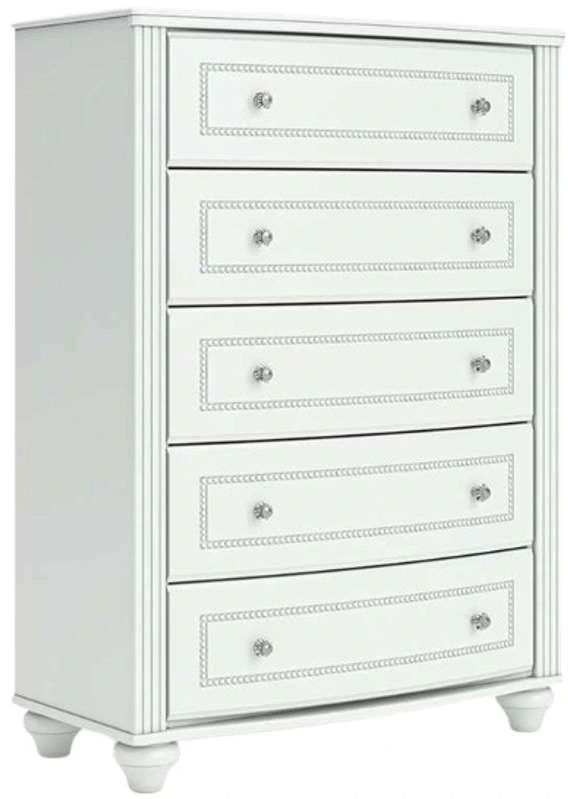 Signature Design by Ashley® Kozlani White 5-Drawer Chest-0