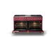 Viking® 5 Series 60" Valentine Pro Style Dual Fuel (NG) Range with Brushed Brass Trim-1