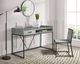 Elements International Preston 2-Piece Grey Office Desk Set-2