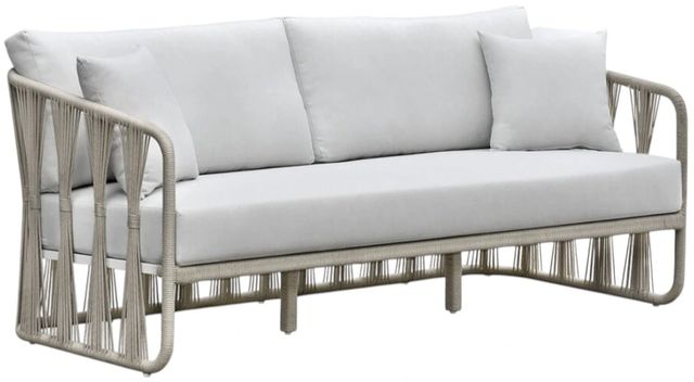Intercon Alexa 3-Piece White Aluminum Outdoor Seating Set-2