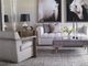 Vanguard® Furniture Thom Filicia Home Corinthian Club Upholstered Floor Mirror-3