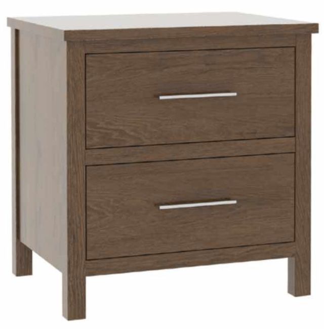 Country View Woodworking Customizable Big Sky 2-Drawer Nightstand-0