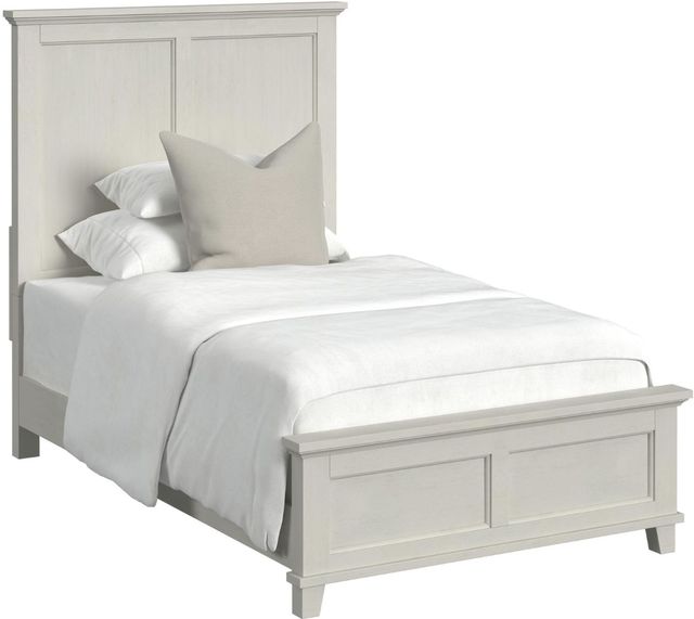 Elements International Canterbury Ivory Twin Panel Bed-0