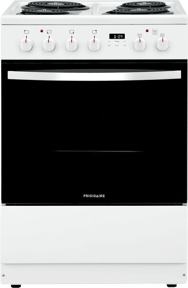 Frigidaire® 24" White Freestanding Electric Range-0
