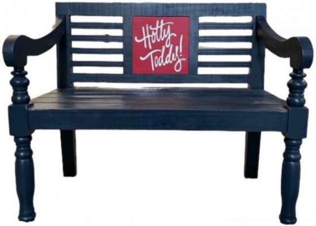 Million Dollar Rustic Navy Bench-0