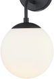 Forty West Evie Black 2-Light Sconce-2