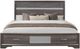 Global Furniture USA Seville Dark Gray Full Panel Bed-1