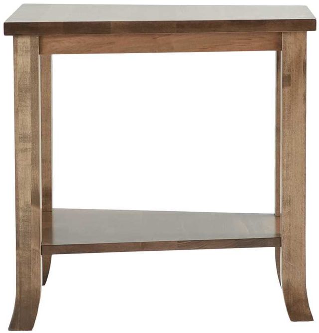 Marshfield Furniture Bryn Brown Wedge End Table-2