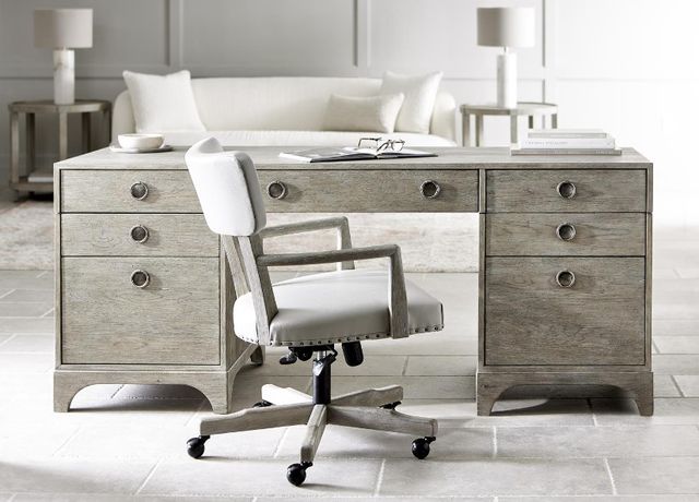Bernhardt Albion Pewter Desk-1