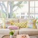 Laura Park Designs Brushstrokes Citrine Long Lumbar Pillow-1