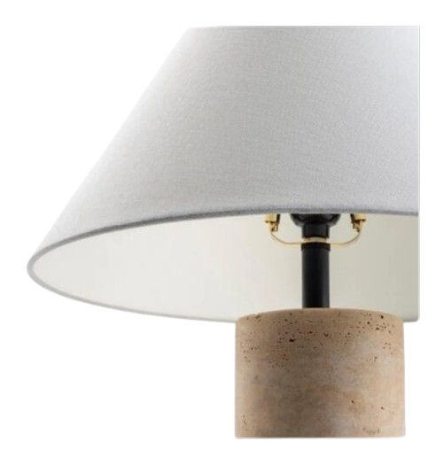 Surya Agate Natural Beige 16" Accent Table Lamp-1
