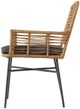 A & B Home Gray/Natural Dining Chair-1
