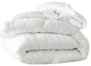 Cariloha White Full/Queen High-Loft Bamboo Duvet Comforter