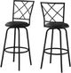 Monarch Specialties Inc. 2 Piece Black Bar Stools-0