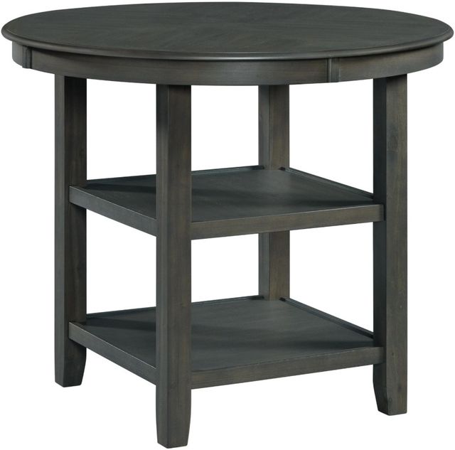 Elements International Amherst Gray Counter Table -0