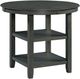 Elements International Amherst Gray Counter Table -0