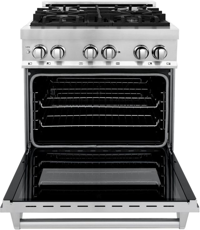 ZLINE Legacy 30" Stainless Steel Pro Style Dual Fuel Range-1