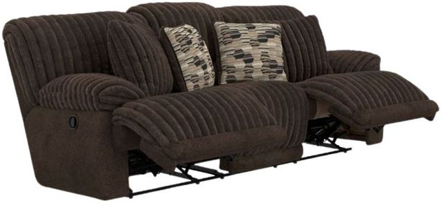 Catnapper® Hollifield Chocolate Reclining Sofa-3