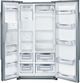 Bosch® 300 Series 20.2 Cu. Ft. Stainless Steel Counter Depth Side By Side Refrigerator-1