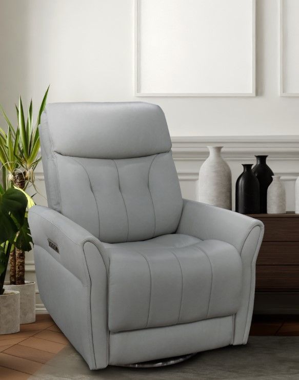 BarcaLounger® Modern Expressions Mae Sorrento Pearl Swivel Power Recliner-5