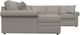 La-Z-Boy® Collins 5-Piece Ash Sectional and Chaise-1
