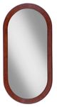 Furniture Classics Homer Dark Brown Oval Mirror-0